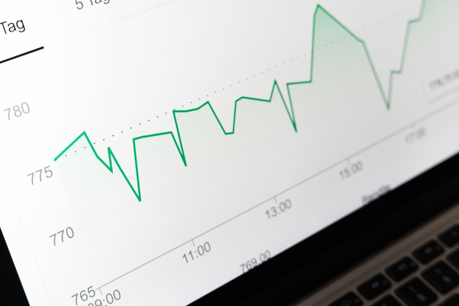 Marketing analytics report showing campaign results on a screen