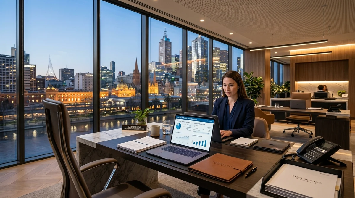 Client work: Melbourne mortgage brokerage office
