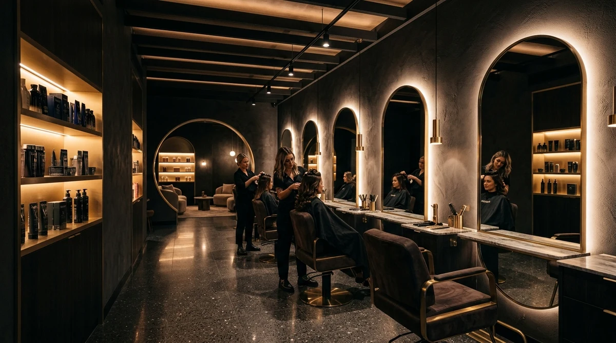 Client work: premium salon interior